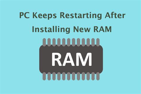 after installing new ram.